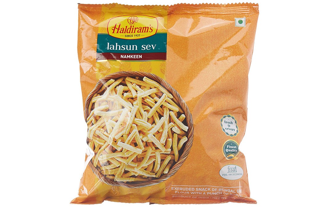 Haldiram's Nagpur Lahsun Sev    Pack  150 grams